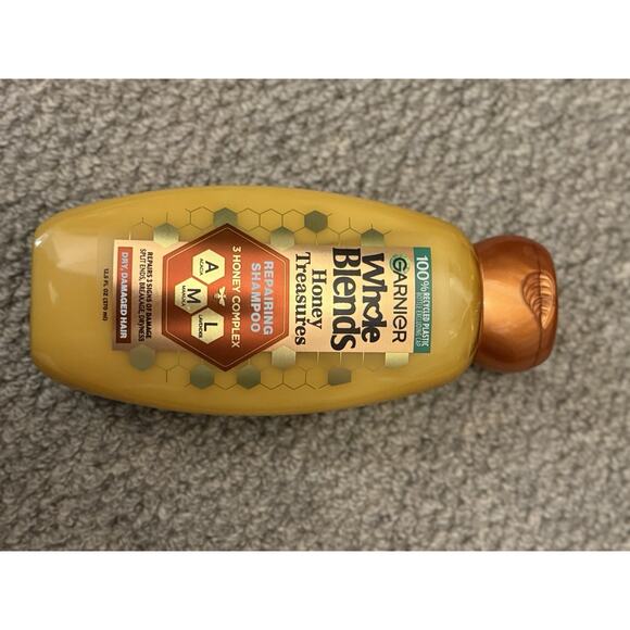 Garnier Whole Blends Honey Treasures Repairing Shampoo & Conditioner Set 12.7oz - Picture 3 of 6